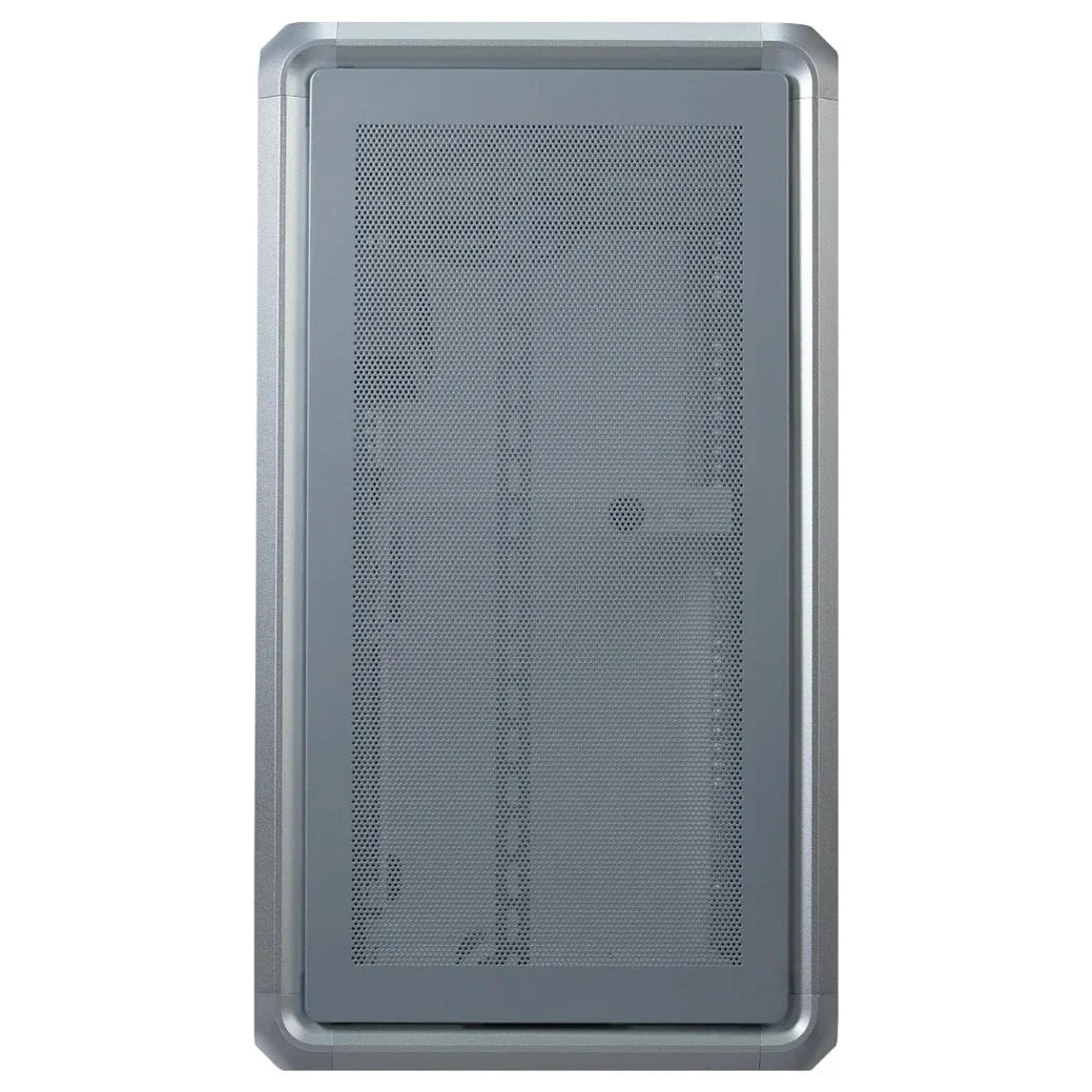 Cooler Master MasterFrame 500 Mesh ARGB Mid Tower Case, Open-Frame Mesh Design, 2x200mm ARGB and 1x120mm ARGB Fans, USB-C Gen 2x2, Silver