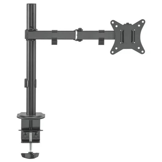 MXG BMA-12P Single Monitor Steel Articulating Monitor Mount, Matte Black