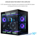 Lian Li O11 Dynamic Mini V2 Black PC Case, ATX M-ATX Mini-ITX Support, Tempered Glass, 400mm GPU, 360mm Radiator