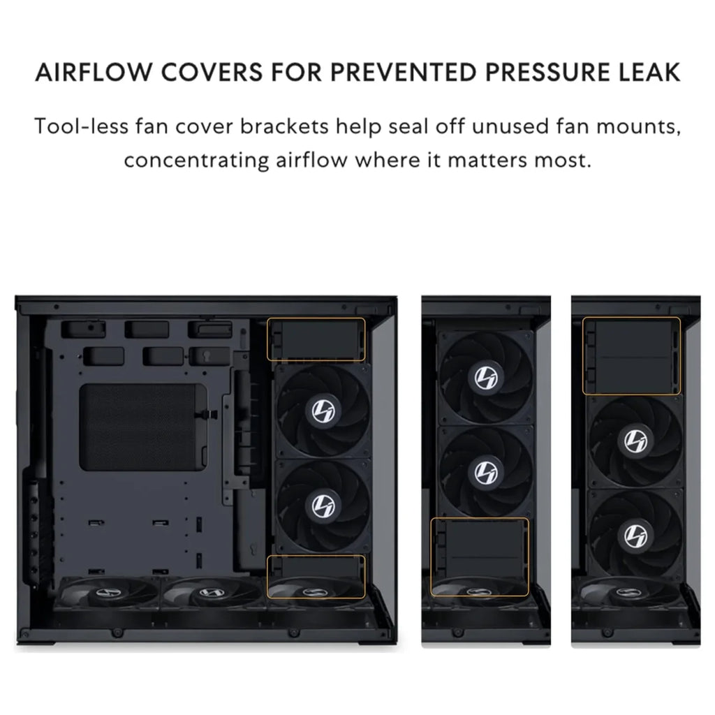 Lian Li O11 Dynamic Mini V2 Black PC Case, ATX M-ATX Mini-ITX Support, Tempered Glass, 400mm GPU, 360mm Radiator