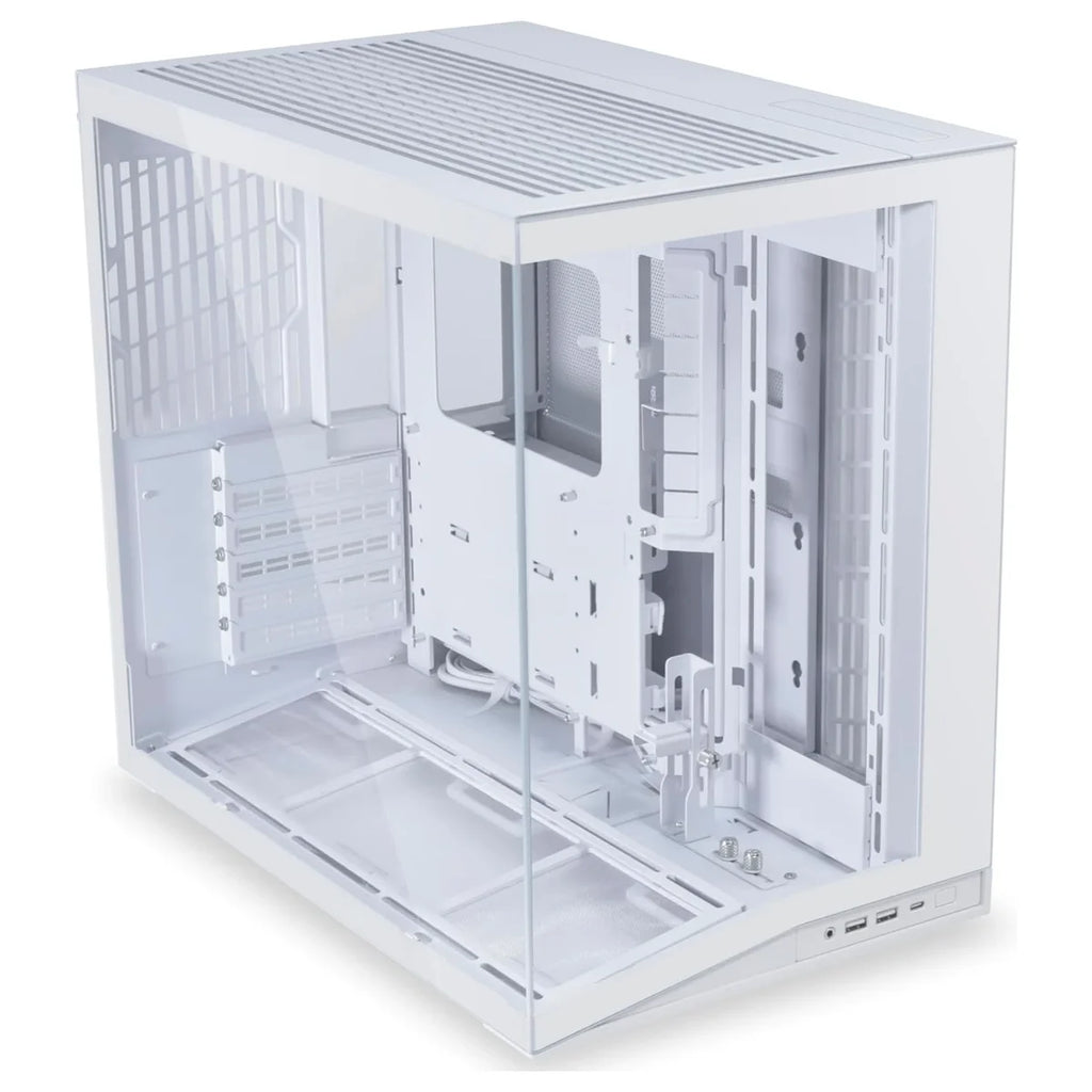 Lian Li O11 Dynamic Mini V2 White PC Case, ATX M-ATX Mini-ITX Support, Tempered Glass, 400mm GPU, 360mm Radiator