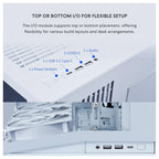 Lian Li O11 Dynamic Mini V2 White PC Case, ATX M-ATX Mini-ITX Support, Tempered Glass, 400mm GPU, 360mm Radiator