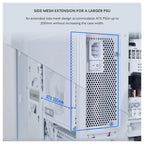 Lian Li O11 Dynamic Mini V2 White PC Case, ATX M-ATX Mini-ITX Support, Tempered Glass, 400mm GPU, 360mm Radiator