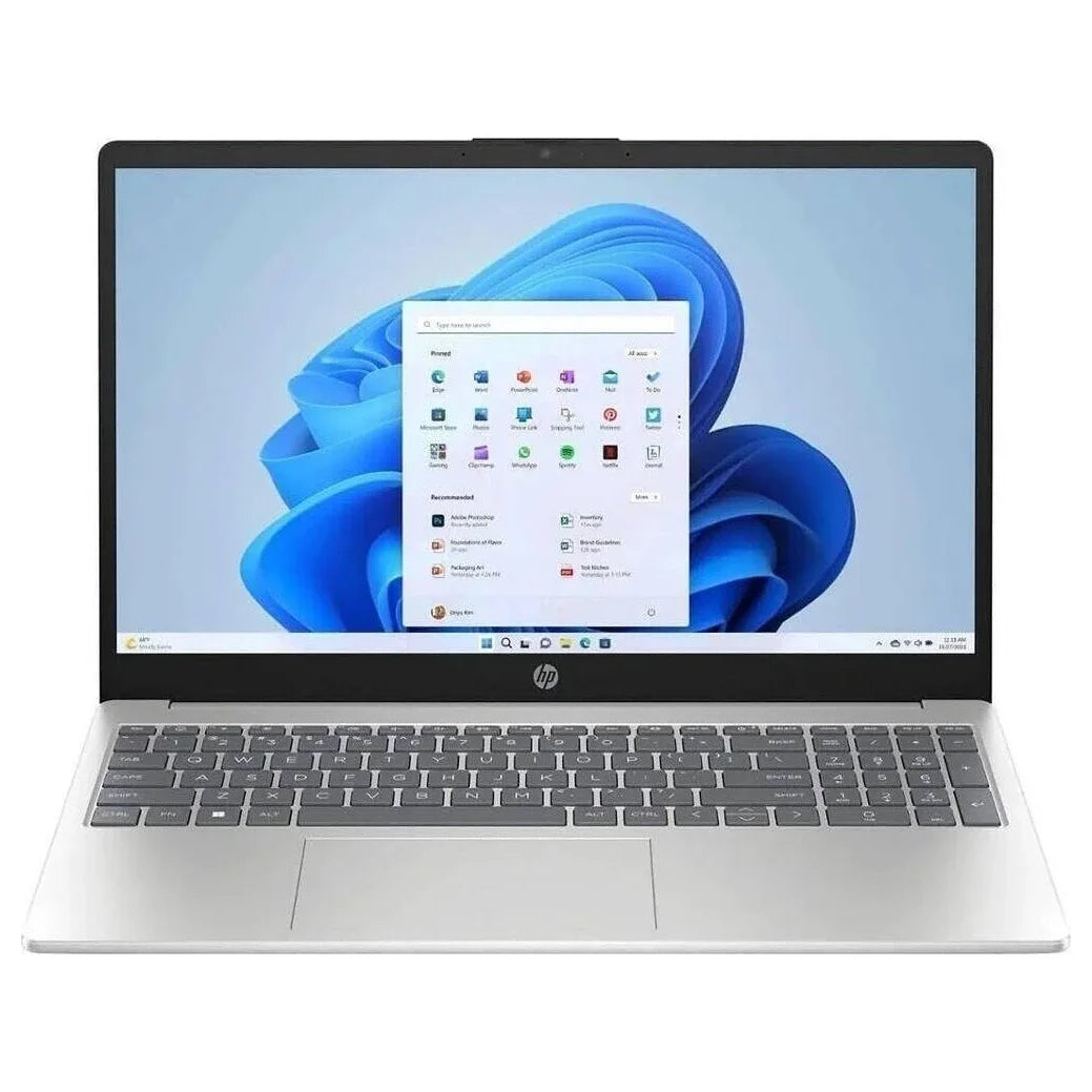 HP Laptop 15-FD0154WM 13th Gen Intel Core i5-1334U 8GB DDR4-3200MT/s 512GB PCIe NVMe M.2 SSD 15.6" FHD IPS Touchscreen Natural Silver, Windows 11 Home