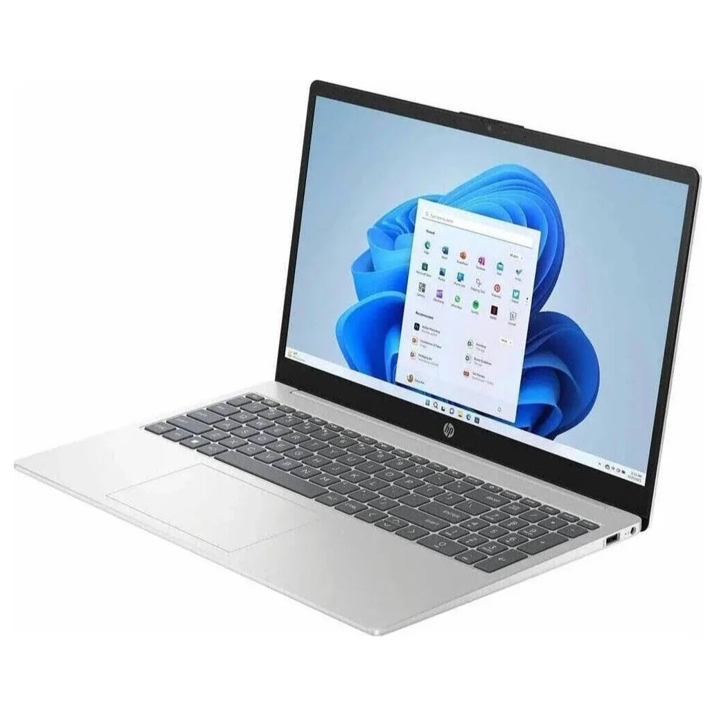 HP Laptop 15-FD0154WM 13th Gen Intel Core i5-1334U 8GB DDR4-3200MT/s 512GB PCIe NVMe M.2 SSD 15.6" FHD IPS Touchscreen Natural Silver, Windows 11 Home