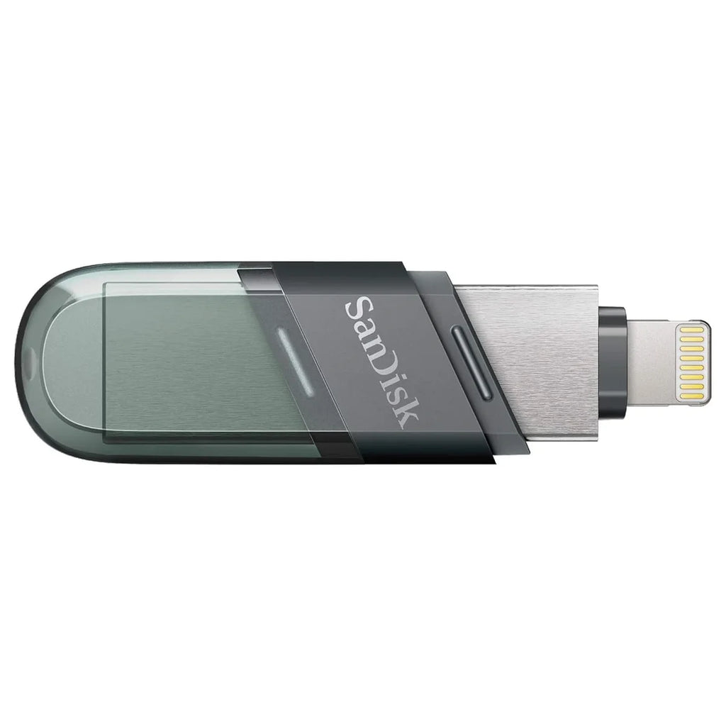 SanDisk iXpand Flash Drive Flip Flash Drive, 128GB, Lightning and USB 3.1 Gen 1, Sea Green, SDIX90N-128G-GN6NE