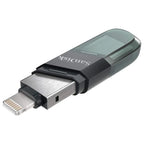 SanDisk iXpand Flash Drive Flip Flash Drive, 128GB, Lightning and USB 3.1 Gen 1, Sea Green, SDIX90N-128G-GN6NE