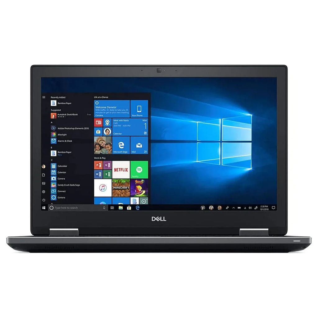 Dell Precision 7730 Mobile Workstation, Intel Core i7-8850H, 16GB, 512GB SSD, 17.3" FHD, NVIDIA Quadro P3200 6GB, Backlit KB, Windows 11 Pro
