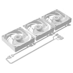 ID-Cooling FX360 LCD ARGB AIO 360mm Liquid CPU Cooler, 1.48" LCD Display, ARGB, White