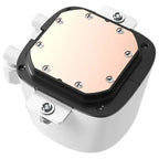 ID-Cooling FX360 LCD ARGB AIO 360mm Liquid CPU Cooler, 1.48" LCD Display, ARGB, White