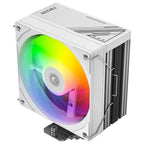 ID-Cooling FROZN A410 SE ARGB White CPU Cooler, 180W TDP, 4 Heatpipes, Single Tower, Direct Touch, AS-120 Fan, White