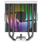 ID-Cooling FROZN A410 SE ARGB White CPU Cooler, 180W TDP, 4 Heatpipes, Single Tower, Direct Touch, AS-120 Fan, White