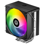 ID-Cooling SE-214-XT V2 ARGB CPU Cooler, Tower-Type Air Cooler, 200W TDP, 2000, 27.2dB, 1 Fan, 3-Pin 4-Pin, Black