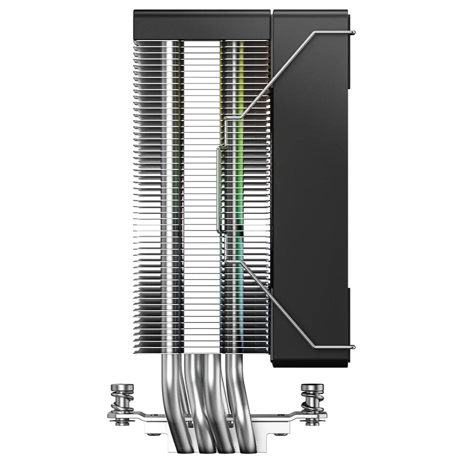 ID-Cooling SE-214-XT V2 ARGB CPU Cooler, Tower-Type Air Cooler, 200W TDP, 2000, 27.2dB, 1 Fan, 3-Pin 4-Pin, Black