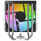 ID-Cooling SE-214-XT V2 ARGB CPU Cooler, Tower-Type Air Cooler, 200W TDP, 2000, 27.2dB, 1 Fan, 3-Pin 4-Pin, Black