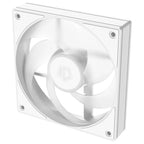 ID-Cooling AS-120-W ARGB TRIO Case Fan, 120x120x25mm, 4-Pin, ARGB, Hydrodynamic Bearing, White