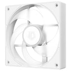 ID-Cooling AS-120-W ARGB TRIO Case Fan, 120x120x25mm, 4-Pin, ARGB, Hydrodynamic Bearing, White