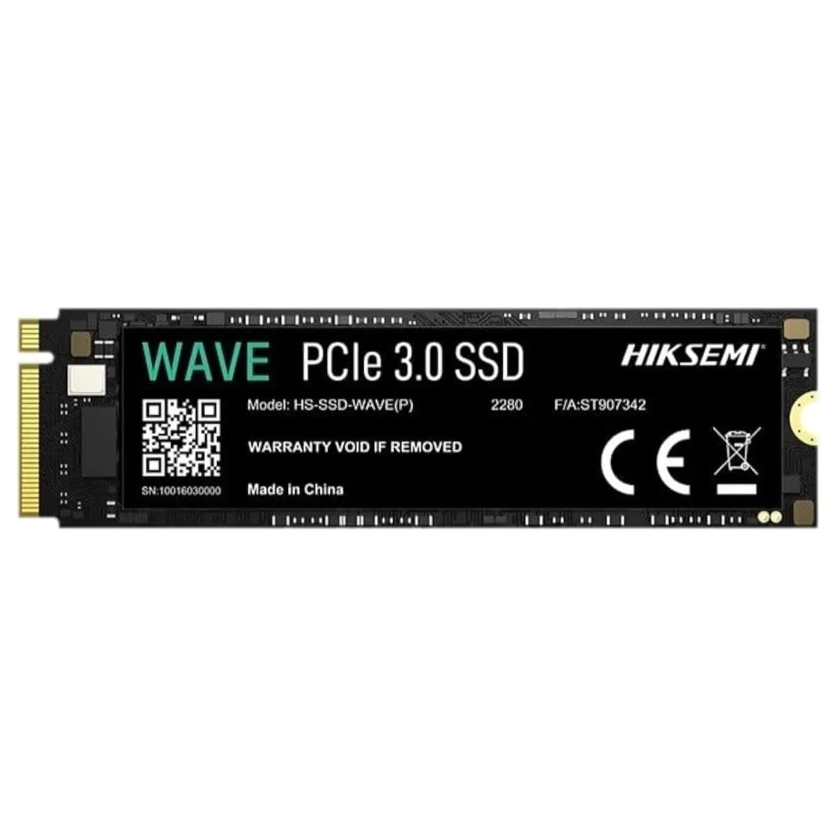HikSemi Wave(P) SSD, 256GB M.2 PCIe 3.0 NVMe, Up To 2,280MB/s Read, 3D NAND
