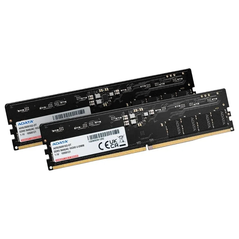 ADATA 8GB DDR5-5600 U-DIMM Memory Module, 8GB DDR5-5600MHz, AD5U56008G-S