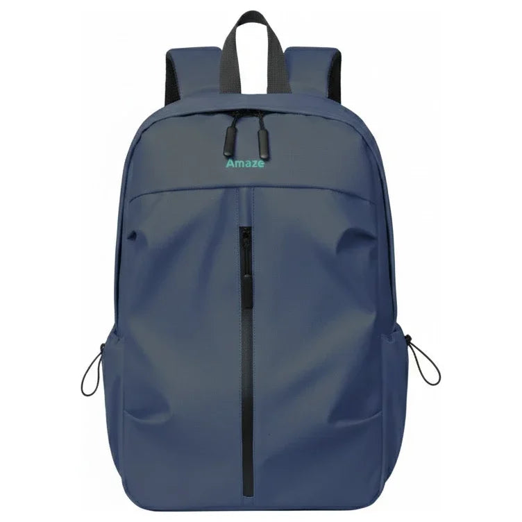 Amaze Workie Synthetic Fiber Laptop Backpack, Water-Resistant, Fits Up To 15.6', A940 Blue