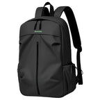 Amaze Workie Synthetic Fiber Laptop Backpack, Water-Resistant, Fits Up To 15.6', A940 Black