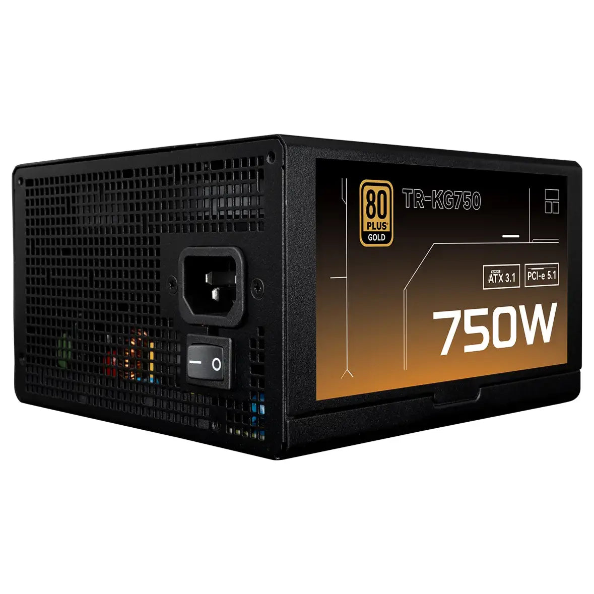 Thermalright KG-750 Power Supply, 750W 80 Plus Gold Fully Modular, Intel ATX 3.1, Black