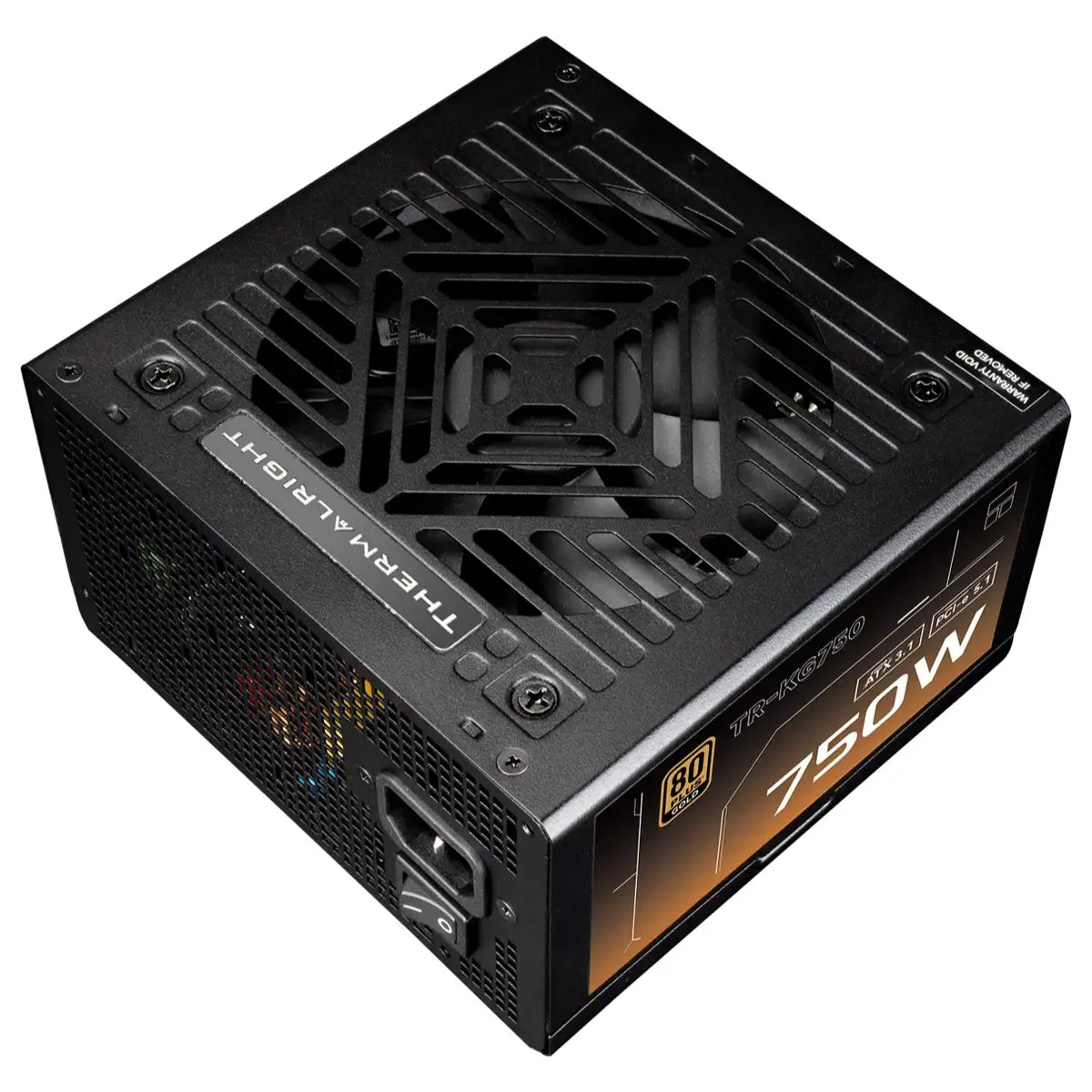 Thermalright KG-750 Power Supply, 750W 80 Plus Gold Fully Modular, Intel ATX 3.1, Black