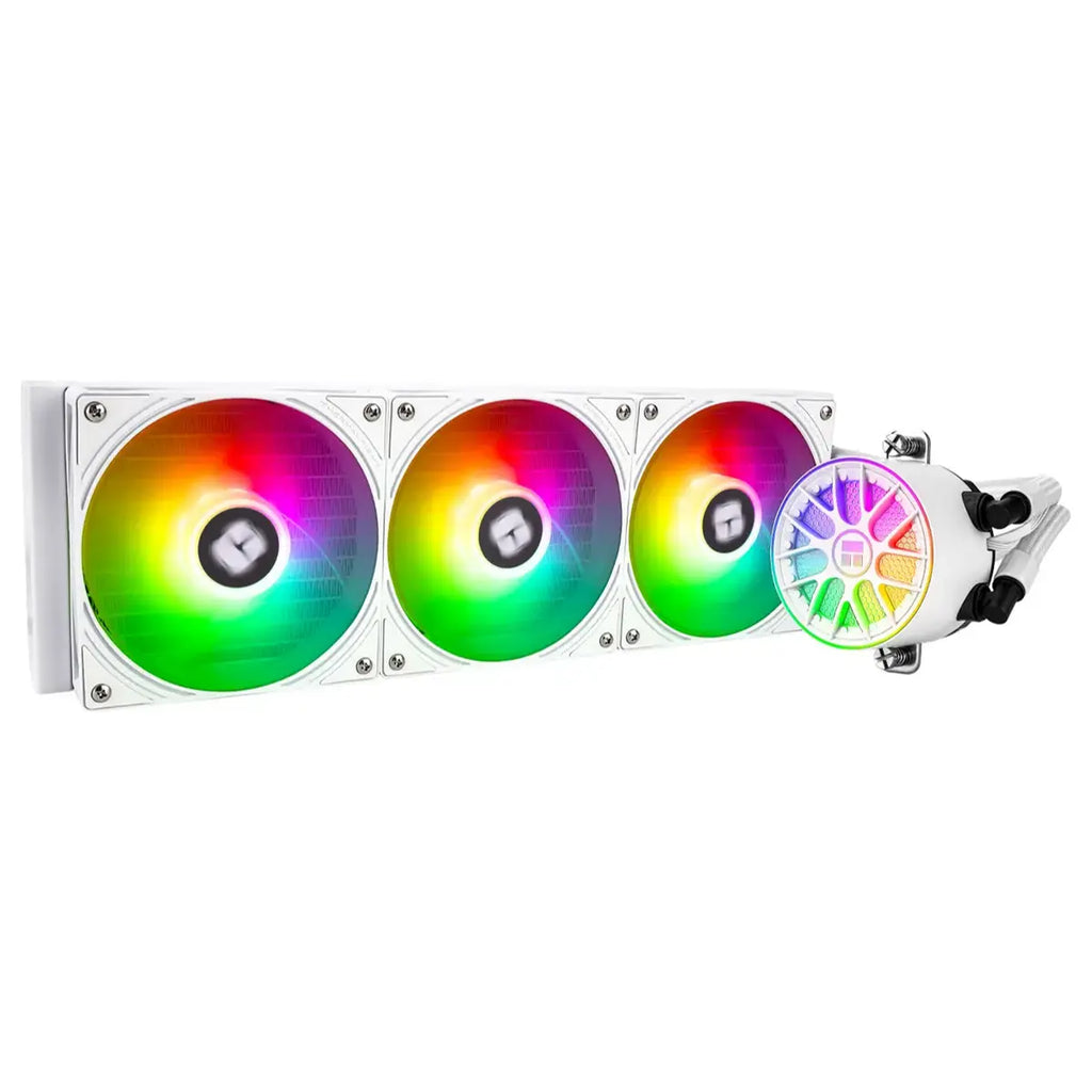 Thermalright Aqua Elite 360 V6 ARGB CPU Liquid Cooler, 360mm Radiator, 3x120mm ARGB Fans, 2800RPM Pump, White
