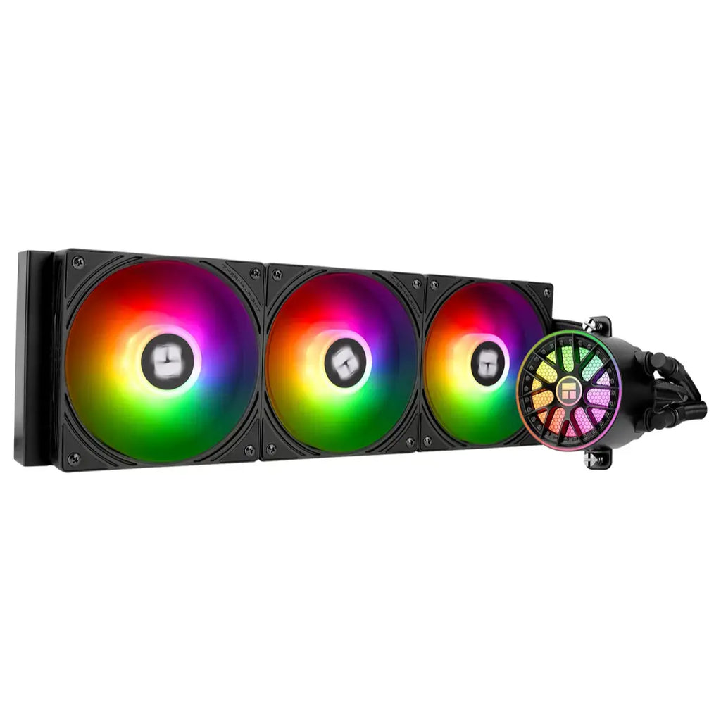 Thermalright Aqua Elite 360 V6 ARGB CPU Liquid Cooler, 360mm Radiator, 3x120mm ARGB Fans, 2800RPM Pump, Black