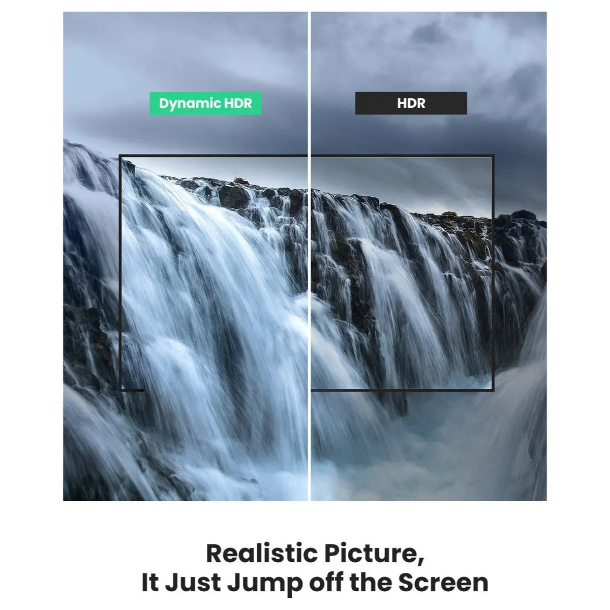 UGREEN 8K HDMI 2.1 Cable, 8K@60Hz 4K@120Hz 48Gbps, High Speed eARC Dolby Vision HDCP 2.2, 80404