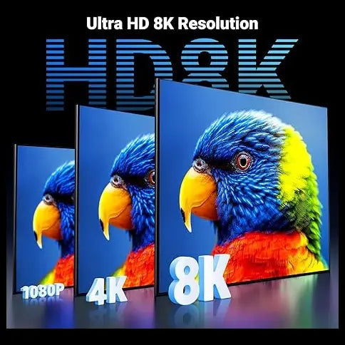 UGREEN 80402 HDMI Cable, HDMI 2.1 48Gbps 8K@60Hz 4K@240Hz Dolby Vision Dynamic HDR eARC VRR QFT QMS ALLM