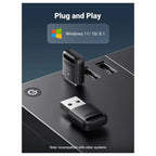 UGREEN 90225 Bluetooth Adapter, USB Bluetooth 5.3