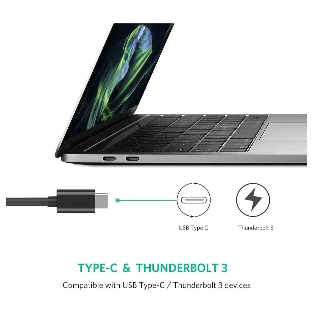 Ugreen 50307 Gigabit USB C Ethernet Adapter, 10/100/1000M, Up To 1000Mbps, Black