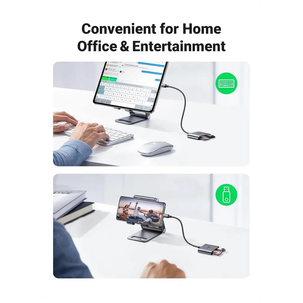 Ugreen USB-C SD Card Reader, 5Gbps, Model 80798