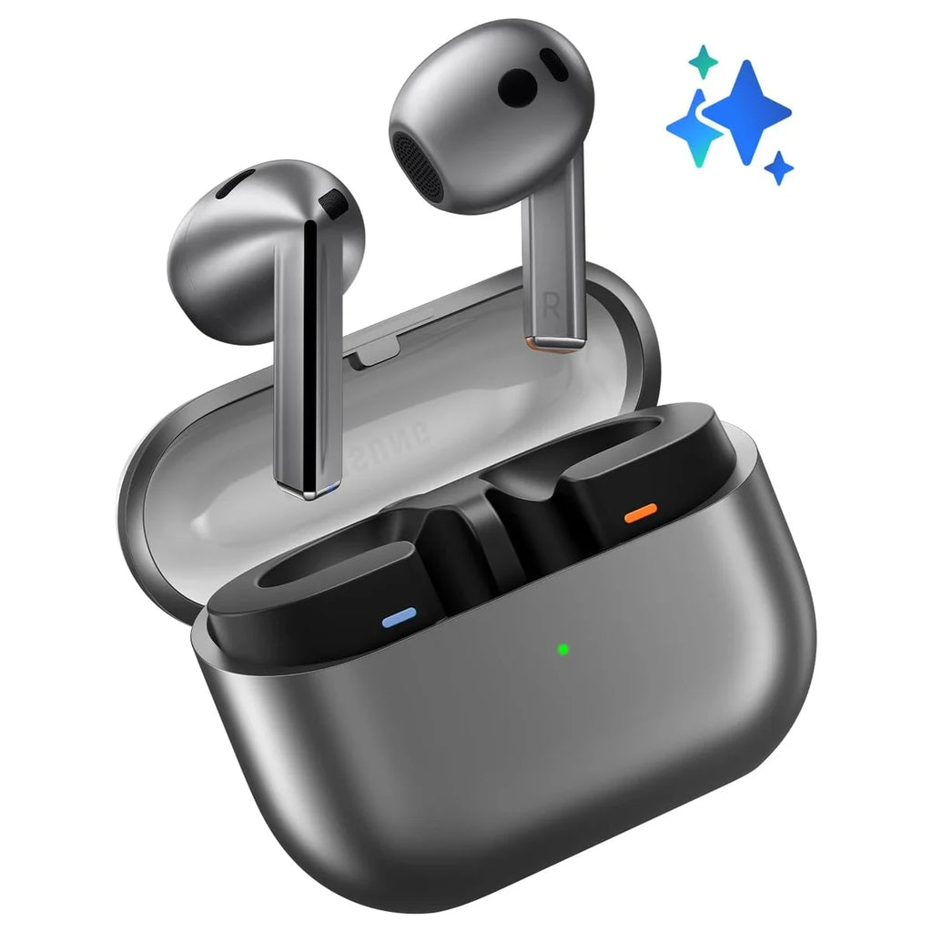 Samsung Galaxy Buds 3, True Wireless Bluetooth Earbuds, Active Noise Cancellation, 360 Audio, Touch Control, Silver