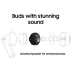 Samsung Galaxy Buds 3, True Wireless Bluetooth Earbuds, Active Noise Cancellation, 360 Audio, Touch Control, Silver