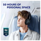 Soundcore By Anker Space Q45 Headphones, Adaptive Active Noise Cancelling, Up To 98% Noise Reduction, 50H Playtime, App Control, LDAC Hi-Res Wireless Audio, Bluetooth 5.3