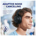 Soundcore By Anker Space Q45 Headphones, Adaptive Active Noise Cancelling, Up To 98% Noise Reduction, 50H Playtime, App Control, LDAC Hi-Res Wireless Audio, Bluetooth 5.3