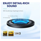 Soundcore By Anker Space Q45 Headphones, Adaptive Active Noise Cancelling, Up To 98% Noise Reduction, 50H Playtime, App Control, LDAC Hi-Res Wireless Audio, Bluetooth 5.3