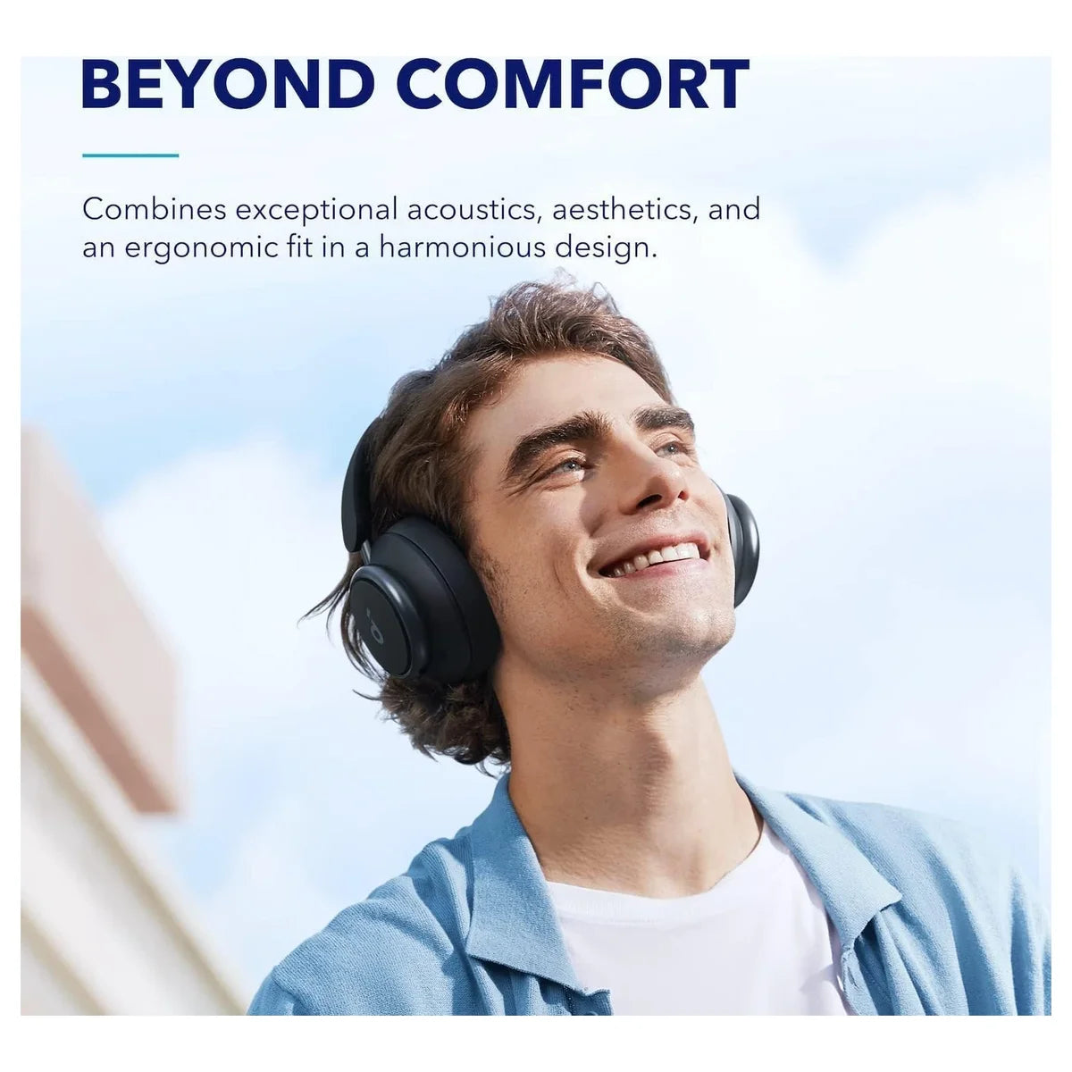 Soundcore By Anker Space Q45 Headphones, Adaptive Active Noise Cancelling, Up To 98% Noise Reduction, 50H Playtime, App Control, LDAC Hi-Res Wireless Audio, Bluetooth 5.3