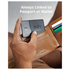 Eufy Security SmartTrack Card E30 Wallet Tracker, Works With Apple Find My, Up To 3-Year Battery Life, Water Resistant, Black 1-Pack