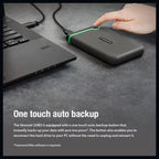 Transcend StoreJet 2TB Rugged External Hard Drive Micro-USB 3.2 Gen 1, TS2TSJ25M3S