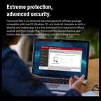Transcend StoreJet 2TB Rugged External Hard Drive Micro-USB 3.2 Gen 1, TS2TSJ25M3S