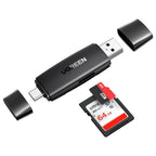 Ugreen SD Card Reader USB 3.0 USB-C Memory Card Reader, 5Gbps Data Transfer Speed, 80191