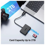 Ugreen SD Card Reader 4 In 1 Memory Card Reader, Usb-C Usb 3.0, 170MB/S, Up To 5Gbps, 45167