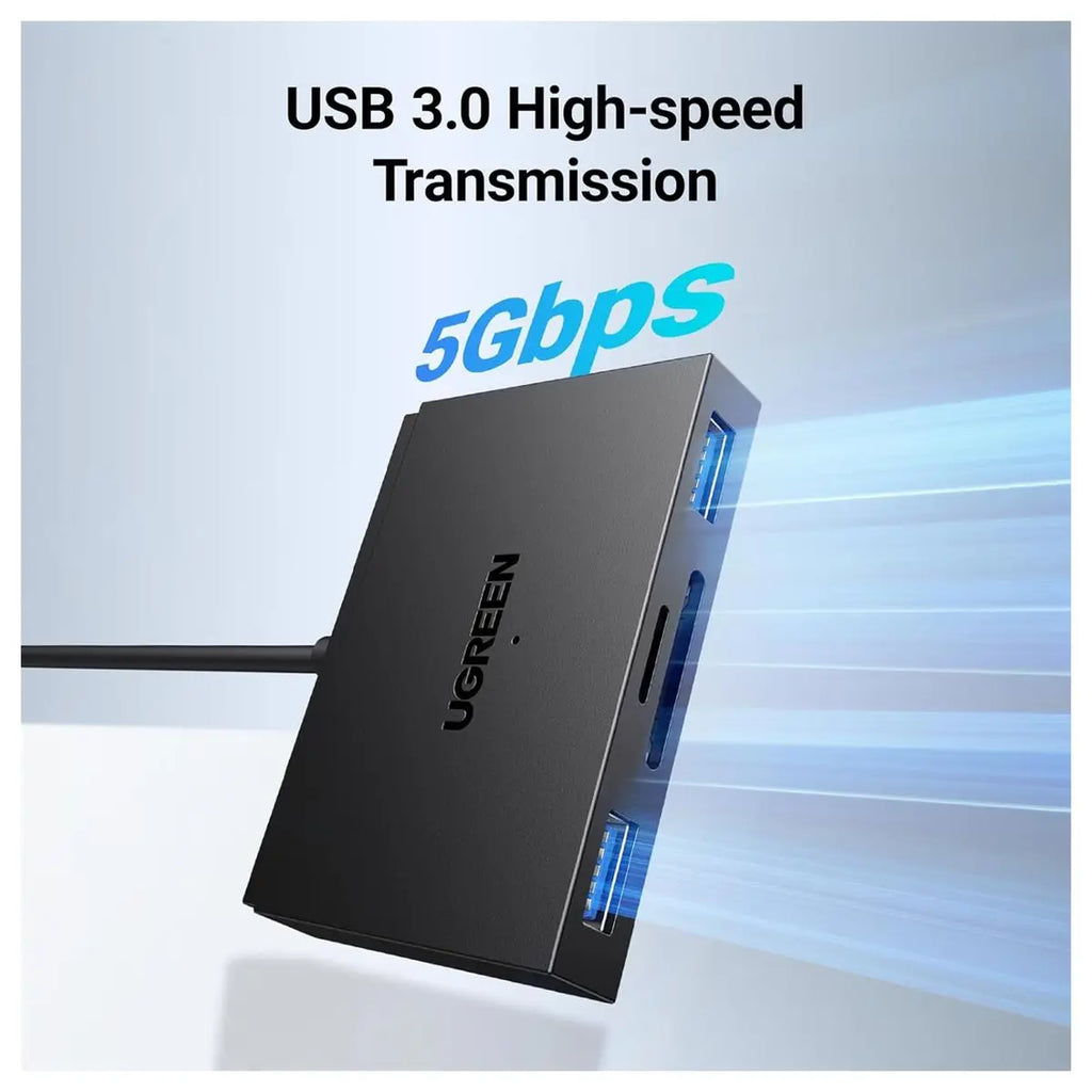 Ugreen SD Card Reader 4 In 1 Memory Card Reader, Usb-C Usb 3.0, 170MB/S, Up To 5Gbps, 45167