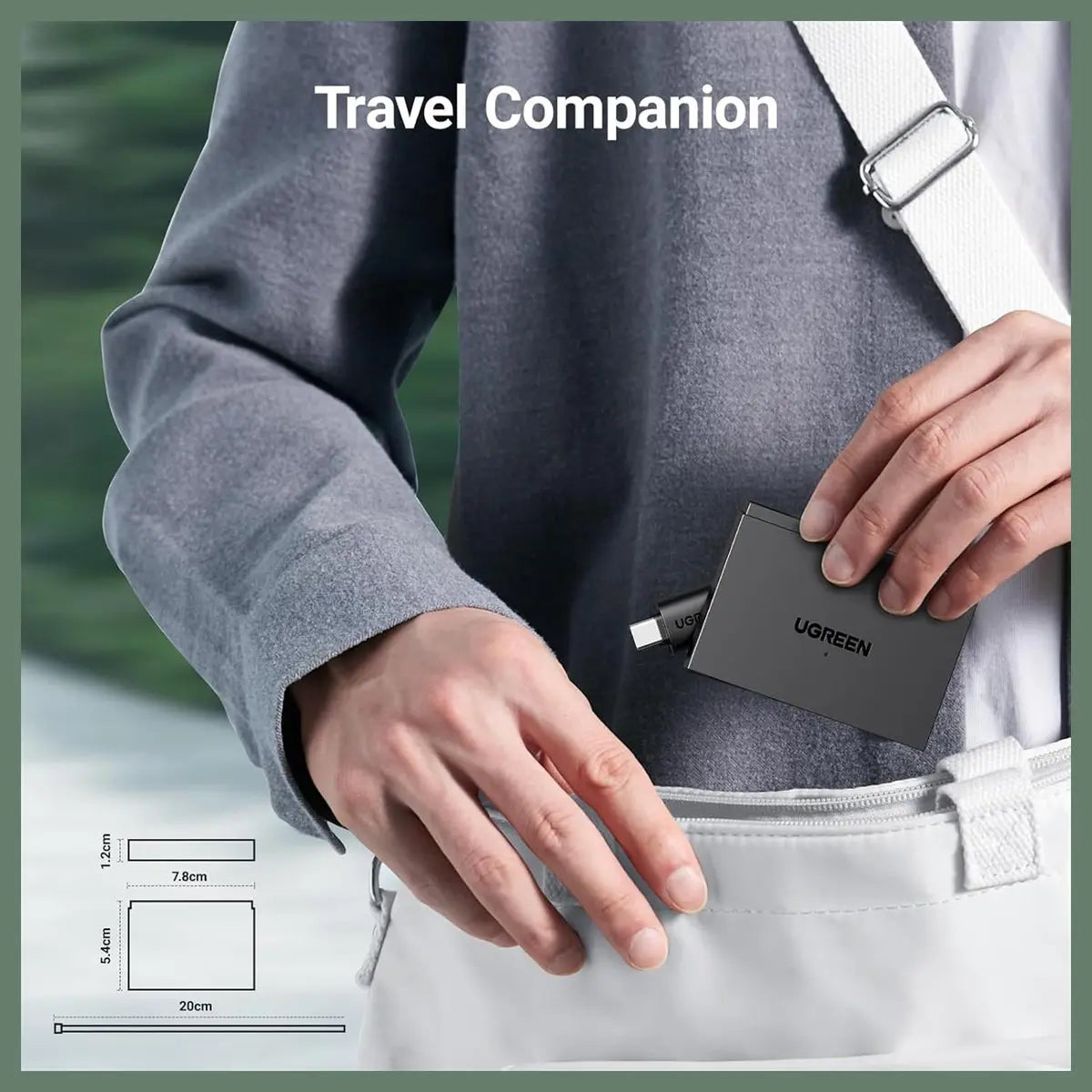 Ugreen SD Card Reader 4 In 1 Memory Card Reader, Usb-C Usb 3.0, 170MB/S, Up To 5Gbps, 45167