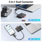 Ugreen SD Card Reader 4 In 1 Memory Card Reader, Usb-C Usb 3.0, 170MB/S, Up To 5Gbps, 45167