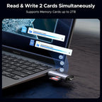 Ugreen 2-in-1 SD Card Reader USB-C USB 3.0, Model 50706