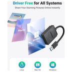 Ugreen SD Card Reader 2-in-1 Card Reader, USB 3.0 Dual Slot, Up To 5Gbps, UHS-I, 2TB, 20250